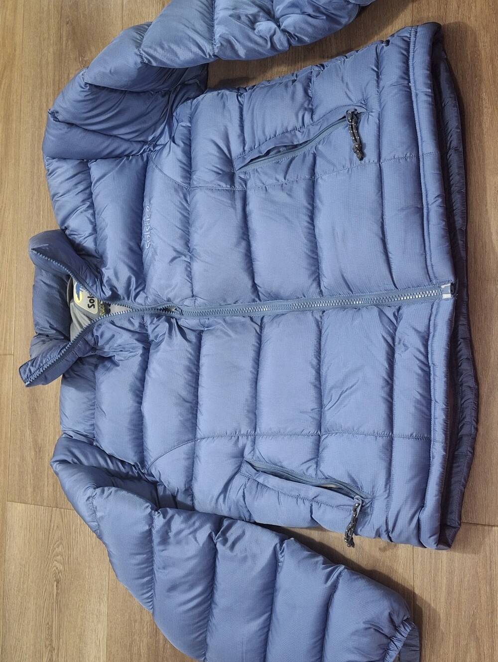 Womens Solstice Gorpcore Hiking Chic Winter Casual Puffer Jacket Size M.